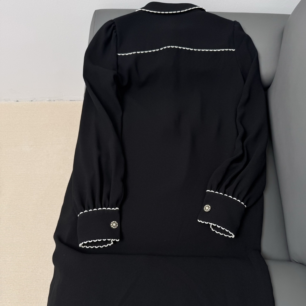 Me+Em Contrast Detail Shift Dress - Picture 7 of 9